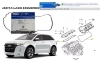 Junta Tampa Valvula L.e Ford Edge 2008/2010 7t4z6584a 